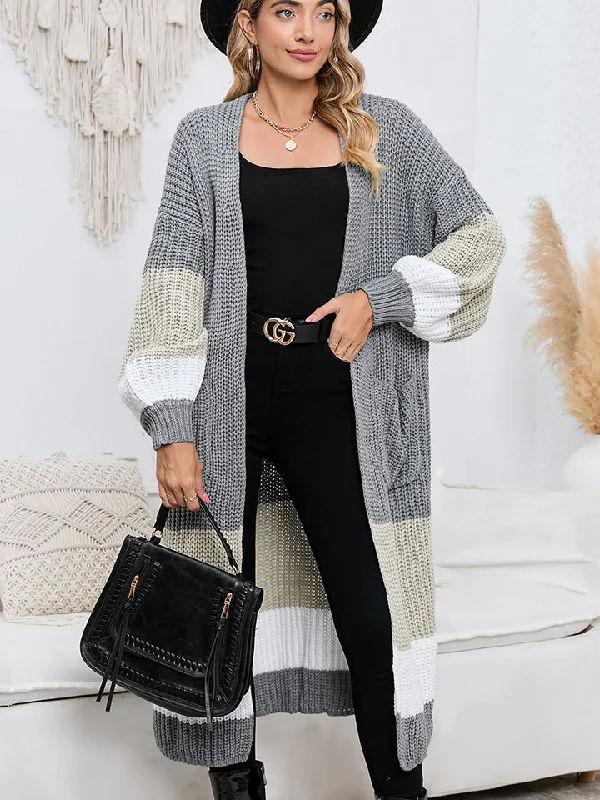 color-block-long-sleeve-pocketed-cardigan-1