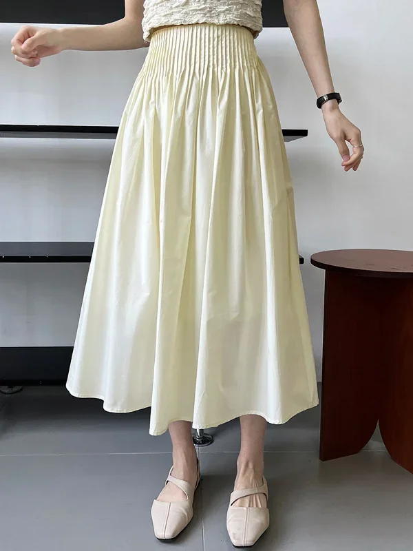 cotton-creamy-pleated-maxi-skirt