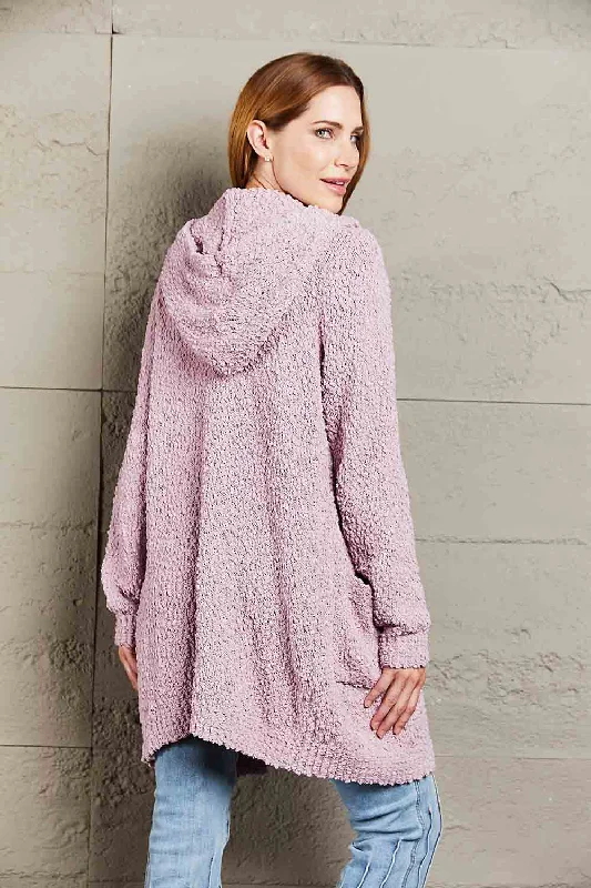 double-take-popcorn-knit-long-sleeve-hooded-cardigan