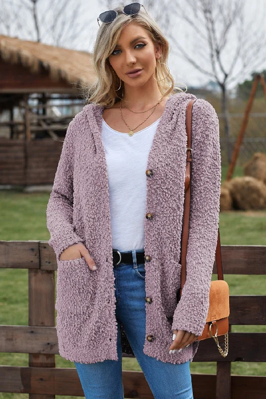 double-take-popcorn-knit-long-sleeve-hooded-cardigan