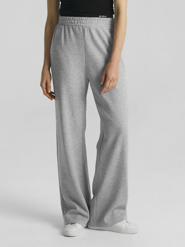 Double Waistband Straight Leg Pants