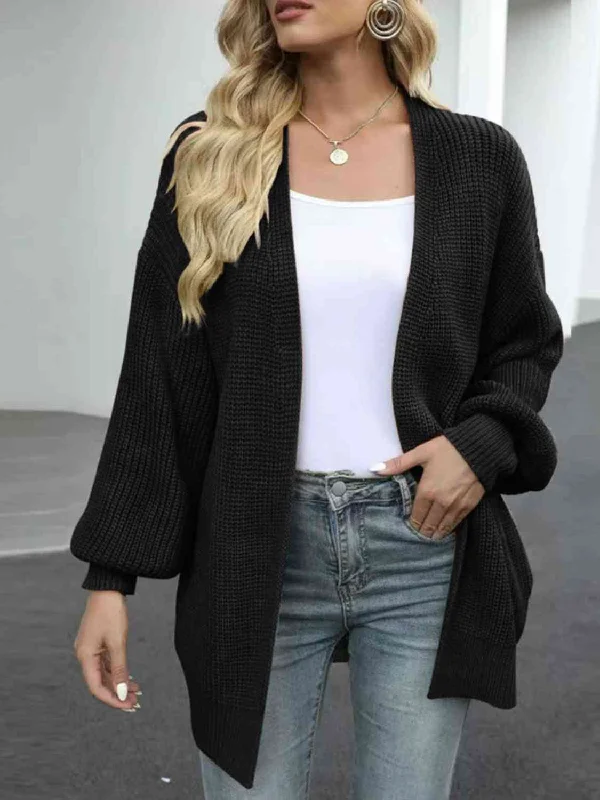 drop-shoulder-balloon-sleeve-cardigan