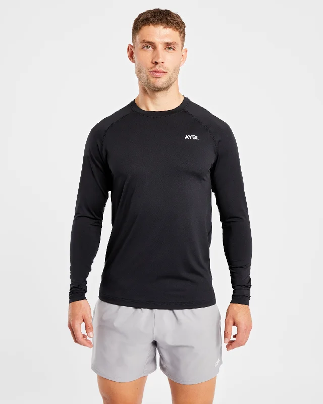 Essential Long Sleeve T Shirt - Black