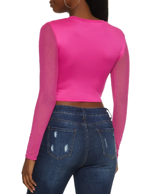 fuchsia-rhinestone-star-mesh-sleeve-crop-top-1304058759257