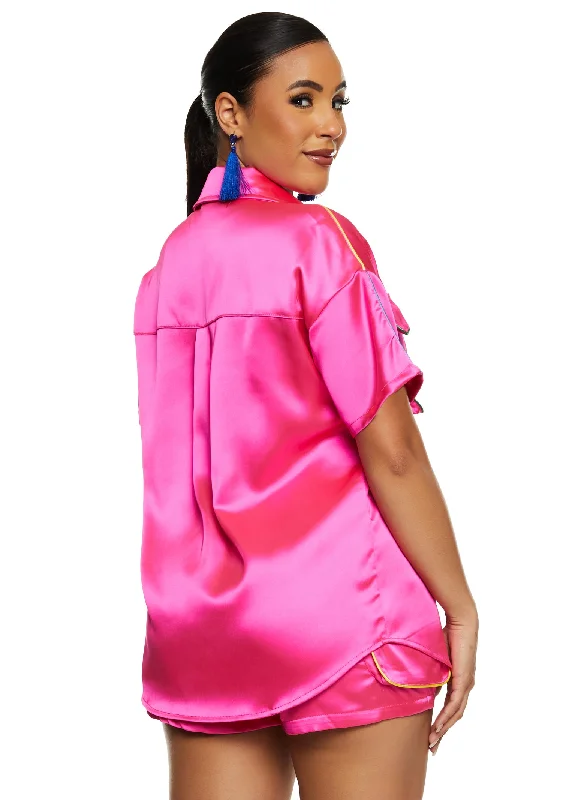 fuchsia-satin-contrast-piping-cargo-pocket-shirt-1413058752280