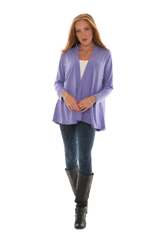 Hem Long Sleeve Open Cardigan