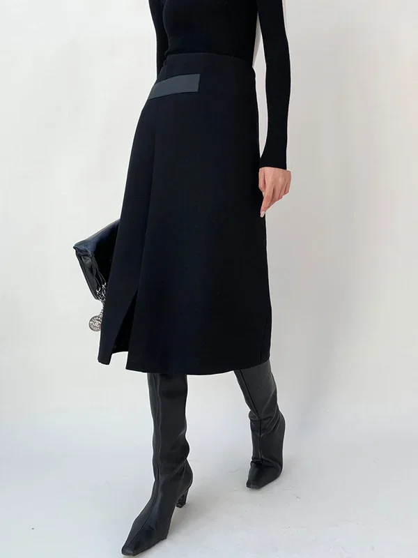 high-waist-tweed-asymmetric-wrap-midi-skirt