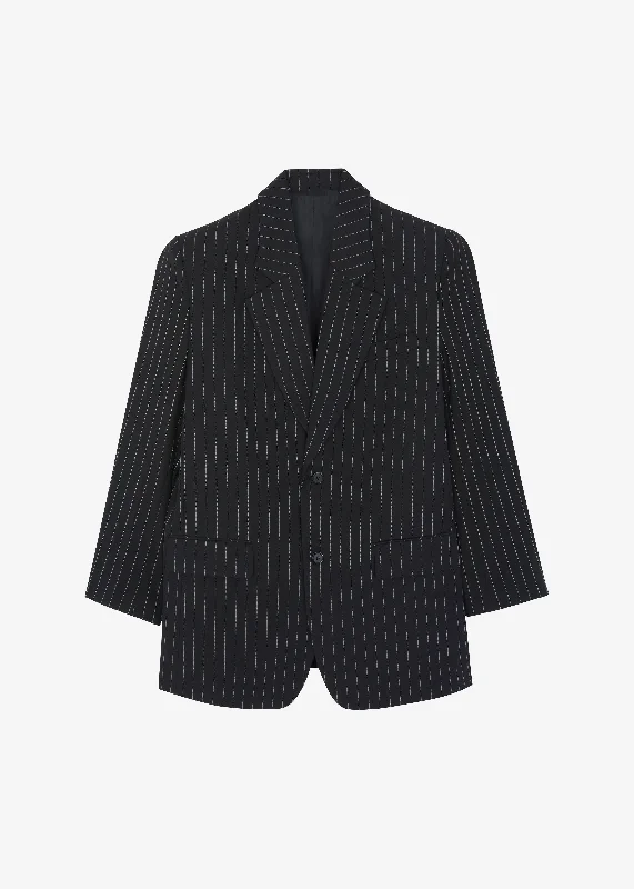 holland-padded-shoulder-blazer-black-white-pinstripe