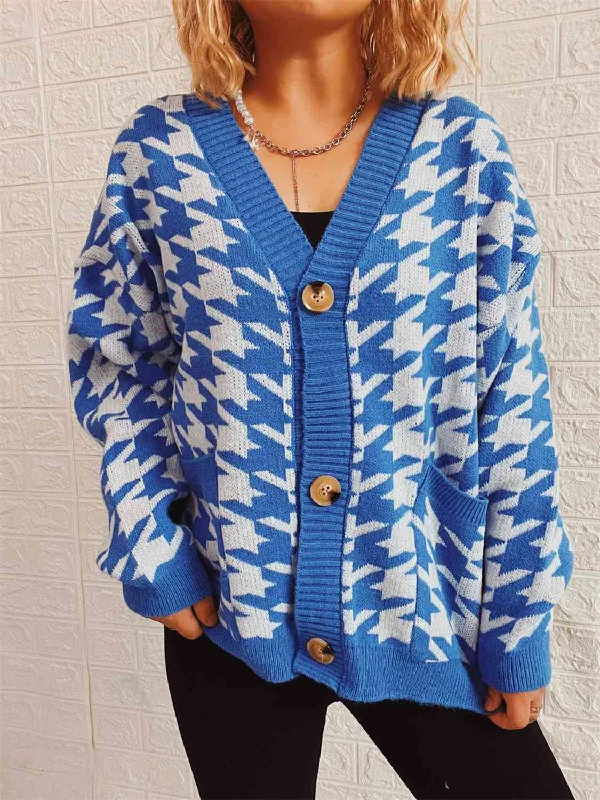 houndstooth-botton-front-cardigan-with-pockets