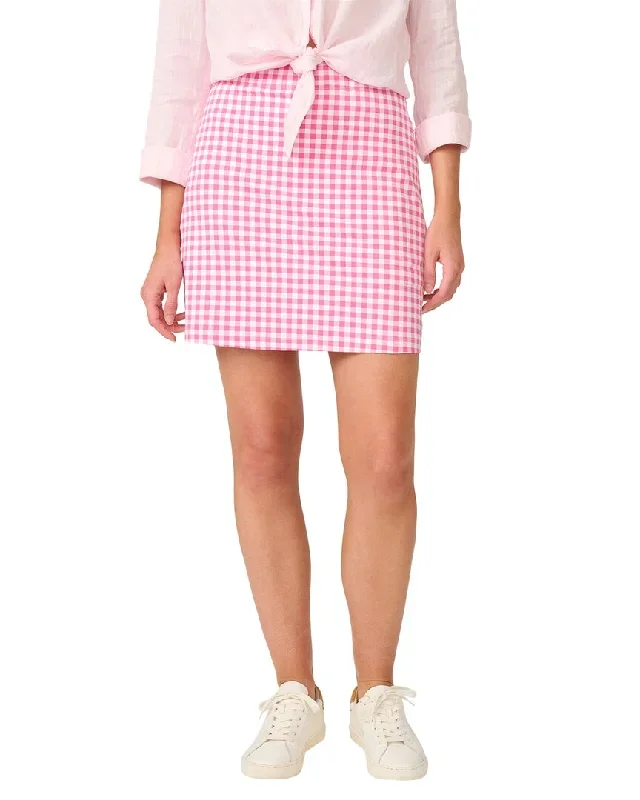 J.McLaughlin Midi Cabana Gingham Briana Skort