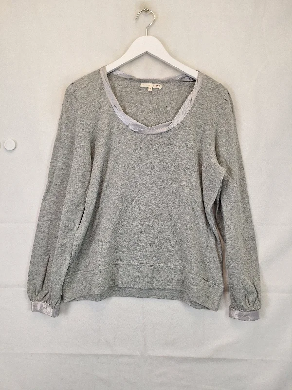 jag-essential-stretch-grey-marle-top-size-xl-b032-370-gy