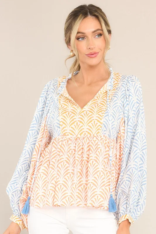 just-stopping-by-spiced-coral-multi-print-top