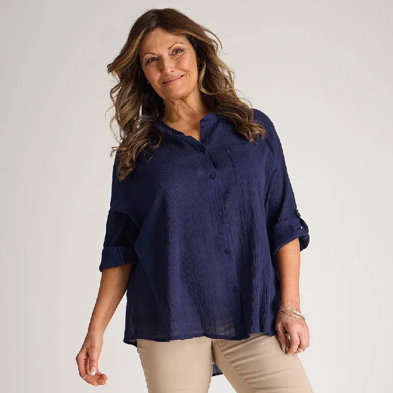 Ladies Crinkle Blouse