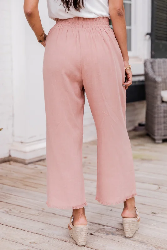 look-your-best-terracotta-frayed-detail-ankle-length-pants