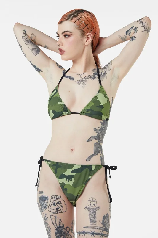 Nook Of The Garden Camo Bikini Bottom