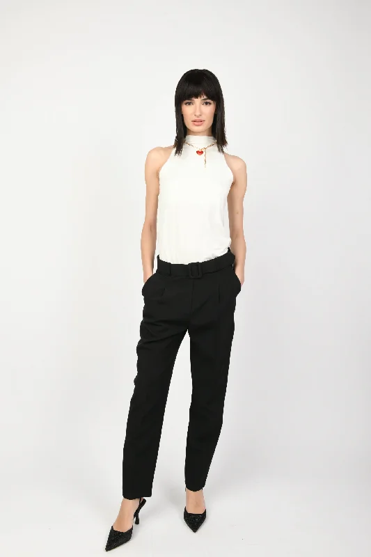 Pantaloni slim-fit con cintura