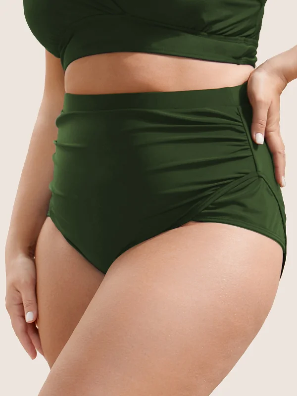 plain-patchwork-ruched-swim-bottom