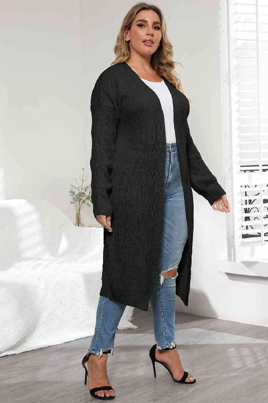 plus-size-open-front-long-sleeve-cardigan