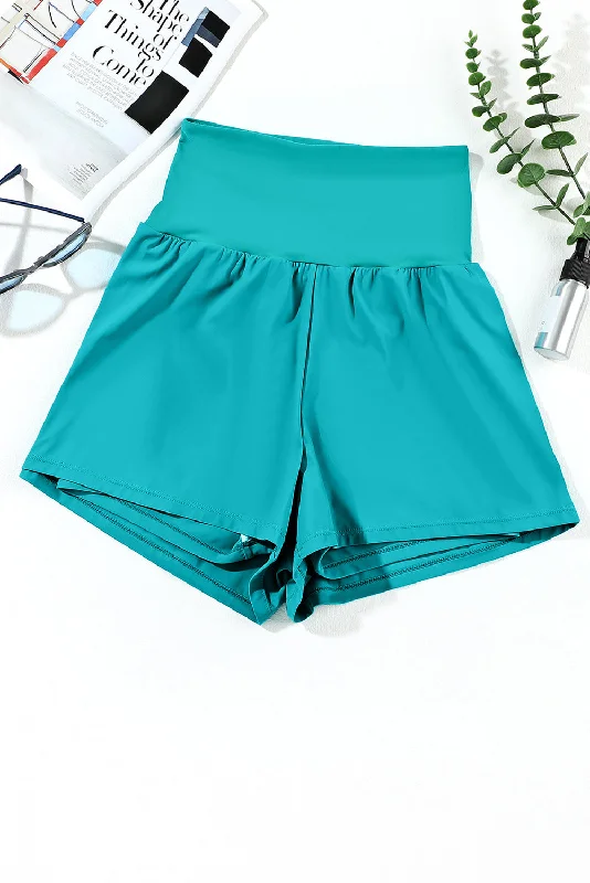 pocketed-high-waist-swim-shorts