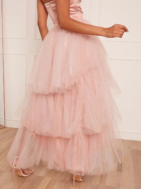 ruffle-tulle-tiered-dip-hem-maxi-skirt-in-pink