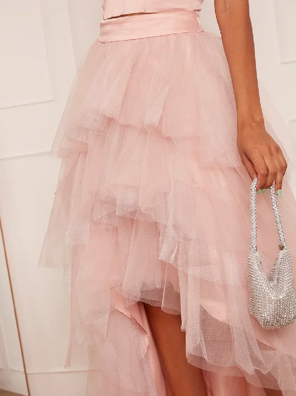 ruffle-tulle-tiered-dip-hem-maxi-skirt-in-pink