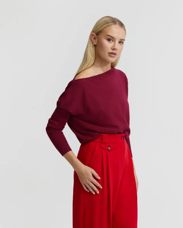 sandy-cashmere-bleboatneck-knit-top