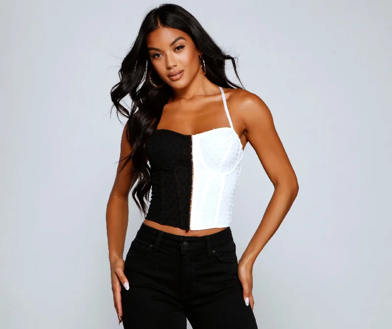 Stylish Diva Colorblock Corset