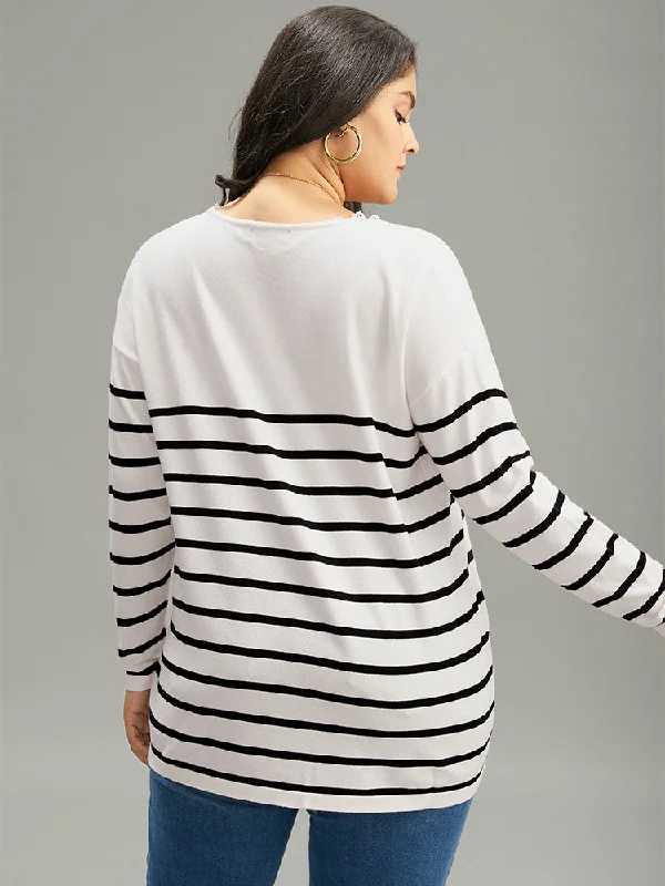 supersoft-essentials-striped-letter-embroidered-lace-panel-pullover