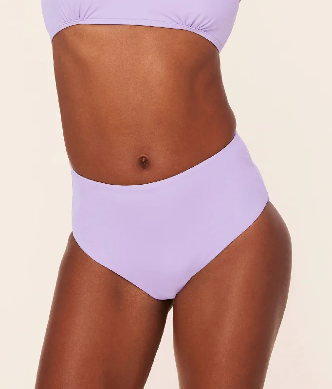 The High - Waisted - Bottom - Eco Nylon - Lavender