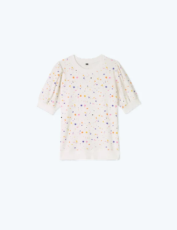 the-softest-french-terry-puff-short-sleeve-paint-splatter-in-white-sand