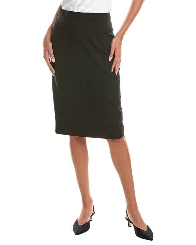 Theory Sevona Wool-Blend Pencil Skirt