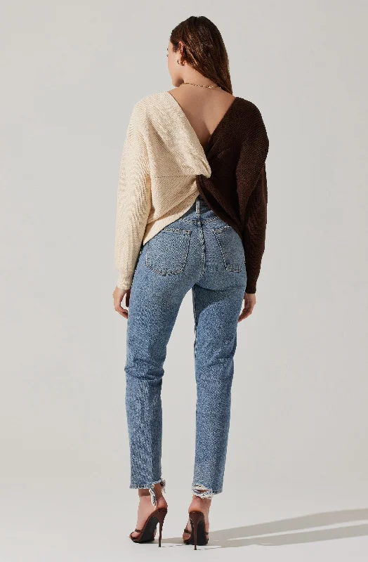 two-toned-twist-back-sweater