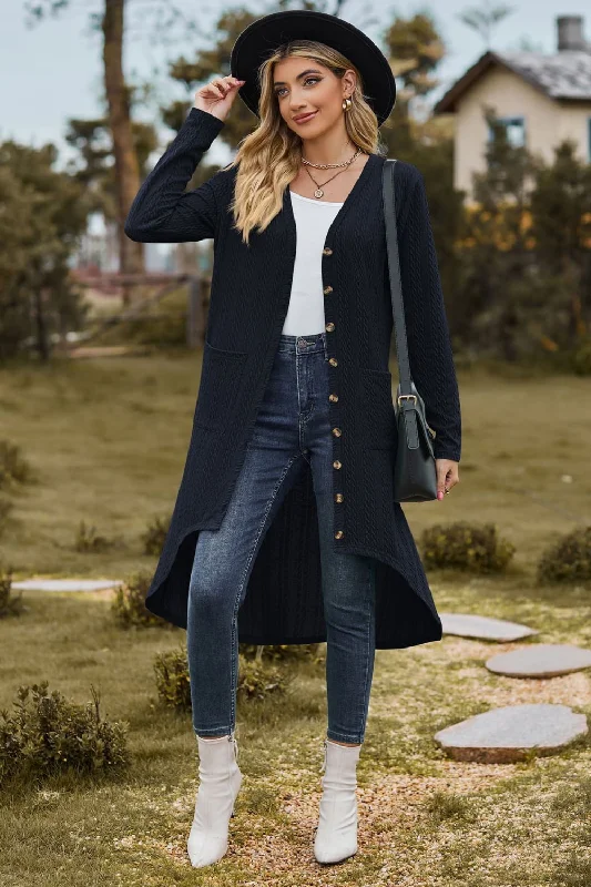 v-neck-long-sleeve-cardigan-with-pocket