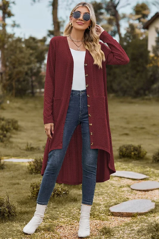 v-neck-long-sleeve-cardigan-with-pocket