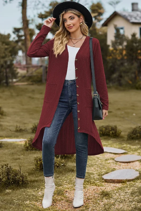 v-neck-long-sleeve-cardigan-with-pocket