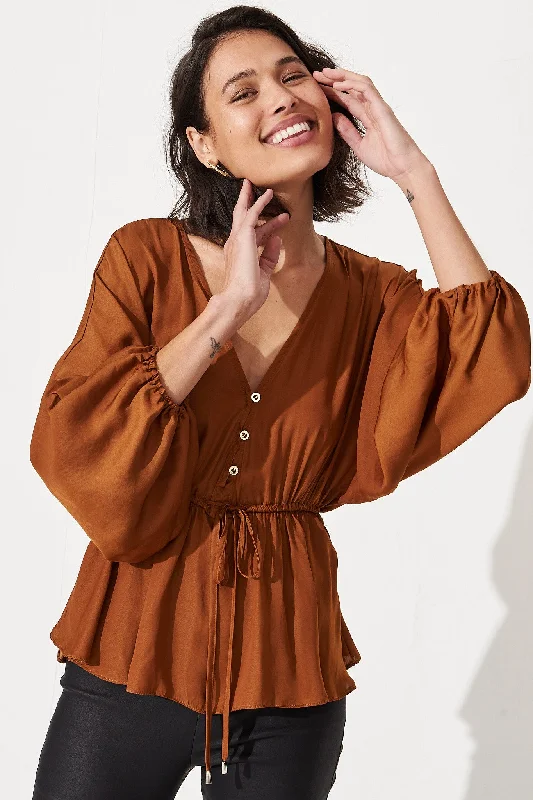 verity-v-neck-top-in-rust-satin