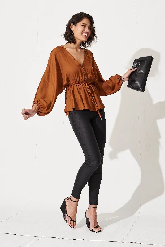 verity-v-neck-top-in-rust-satin