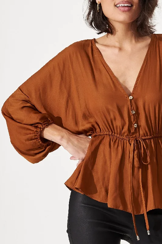 verity-v-neck-top-in-rust-satin