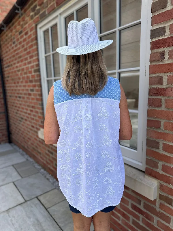 white-distressed-denim-floral-sleeveless-blouse-tia