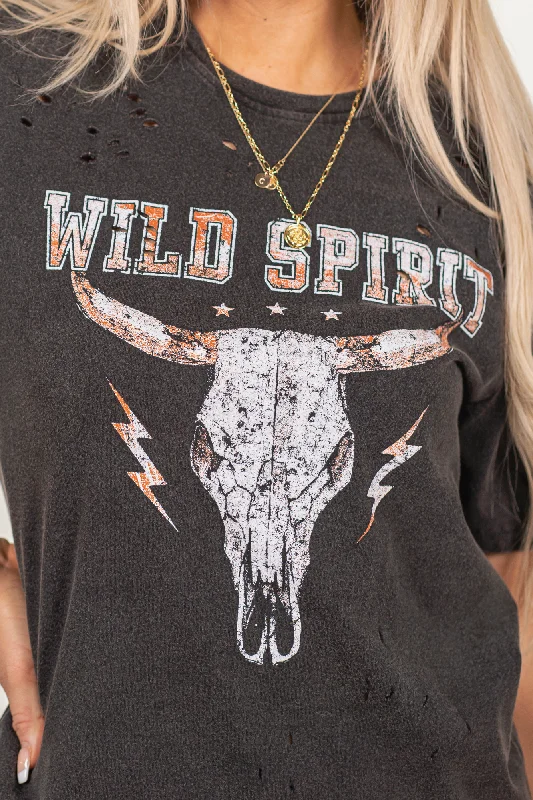 Wild Spirit Longhorn Graphic Tee