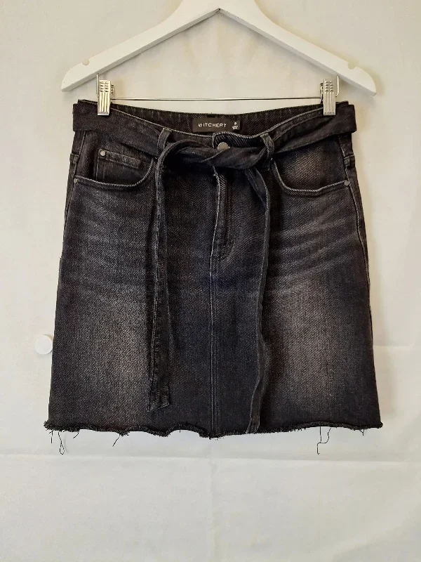 witchery-essential-tie-waist-denim-mini-skirt-size-10-b014-460-ba