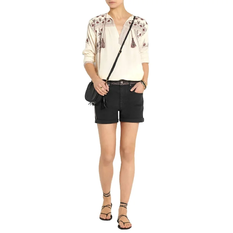 women-agmes-faded-cotton-stretch-denim-shorts-in-black