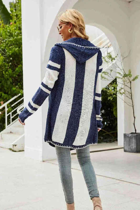 woven-right-striped-open-front-hooded-cardigan